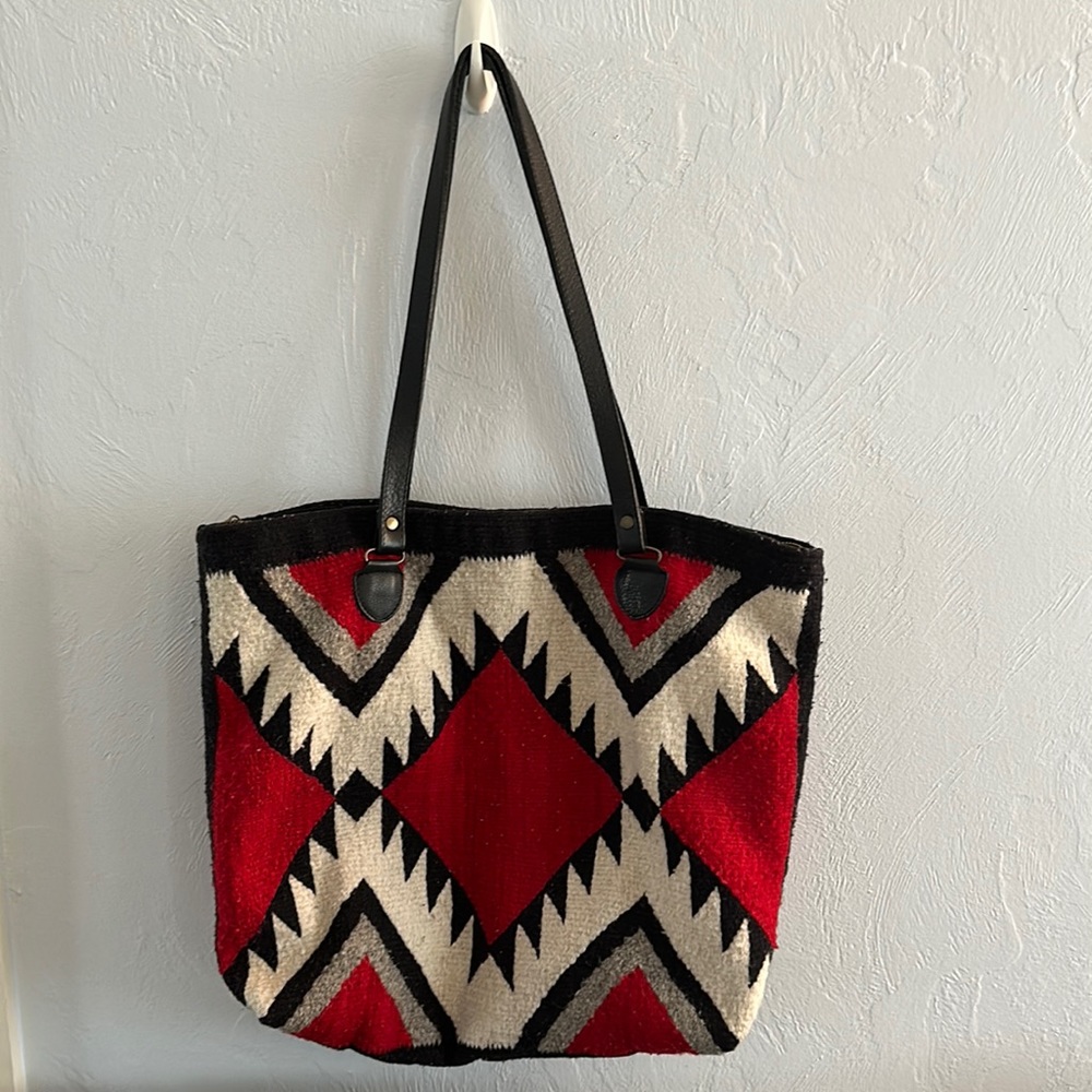 NWOT MZ Made Wool Shoulder tote bag